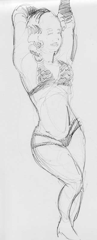 burlesque figure drawing